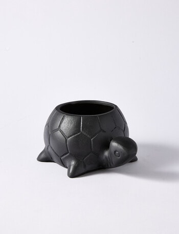 M&Co Metal Turtle, Black product photo
