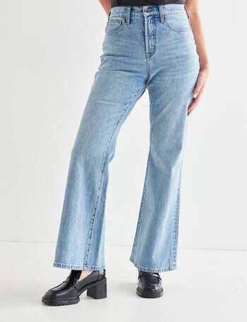 Denim Republic Vintage Flare Jean, Blue Frost - Jeans