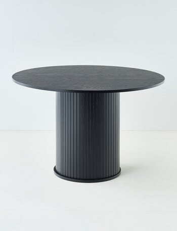 LUCA Furniture Porto Dining Table 1.2m, Black product photo