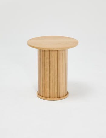 LUCA Furniture Porto Side Table, Natural product photo