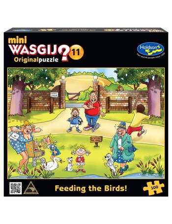 Wasgij Original #11 Feeding the Birds 100-piece Mini Jigsaw Puzzle product photo