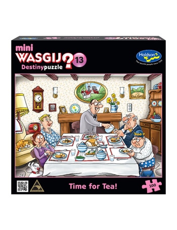 Wasgij Destiny #13 Time For Tea 100-piece Mini Jigsaw Puzzle product photo