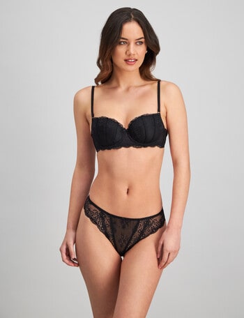 Bendon Sofia Thong, Black, XS-XL product photo