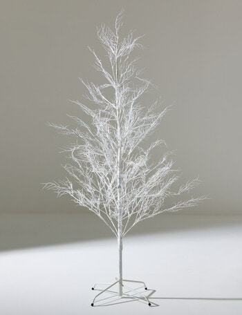 Christmas Shop Sparkling Spruce LED Christmas Tree, 150cm, White product photo