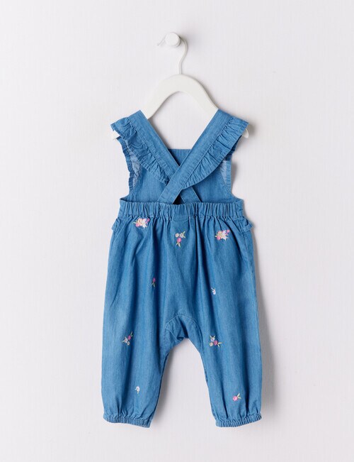 Teeny Weeny Flower Party Floral Applique Overall, Chambre - Onesies ...