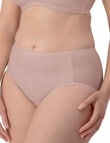 Triumph Lacy Minimiser Maxi Brief, Chocolate Mousse product photo View 03 S