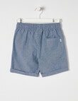 Mac & Ellie Woven Drawcord Short, Chambray product photo View 02 S