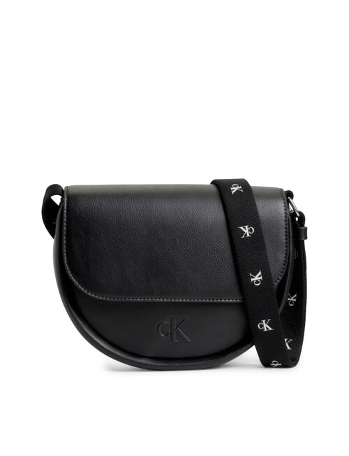Calvin Klein Crossbody Saddle Bag - Black