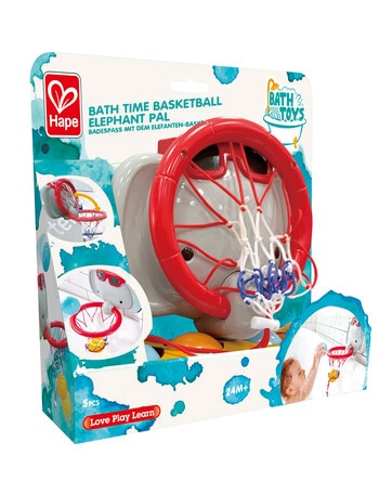 Hape Bath Time Basketball Elephant Pal product photo