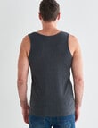 Chisel Ultimate Singlet, Charcoal Marle product photo View 02 S