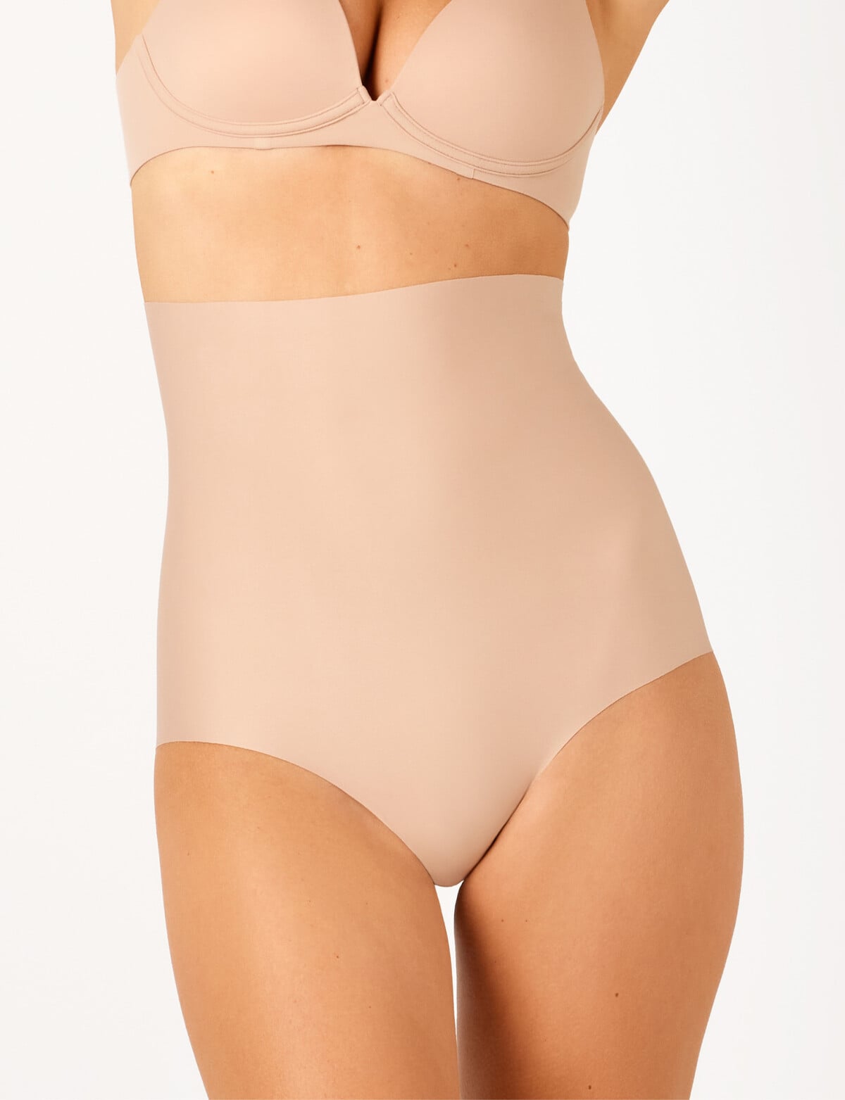 Ambra Laser, Hi Waisted Full Brief, Praline, 8-16 - Shapewear