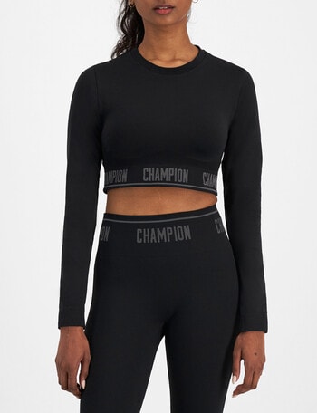 Champion Rochester Flex Long Sleeve Top, Black product photo