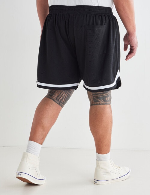 Tarnish King Size Basketball Short, Black - Shorts & Swimwear