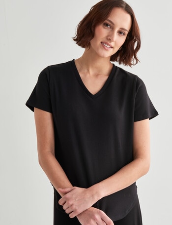 Bodycode Rib Boxy Tee, Black product photo