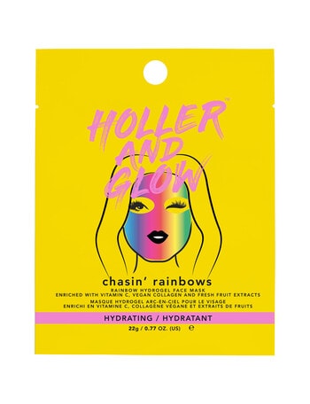 Holler and Glow Chasin' Rainbows Face Mask product photo