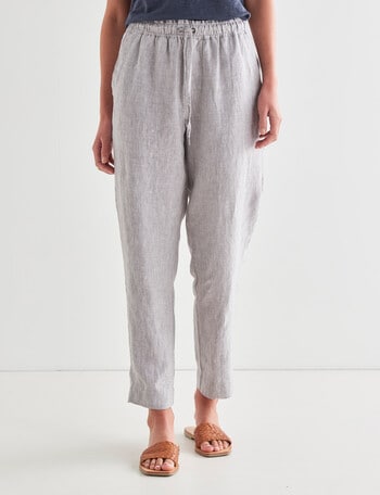 Zest Essential Linen Pant, Silver Birch product photo