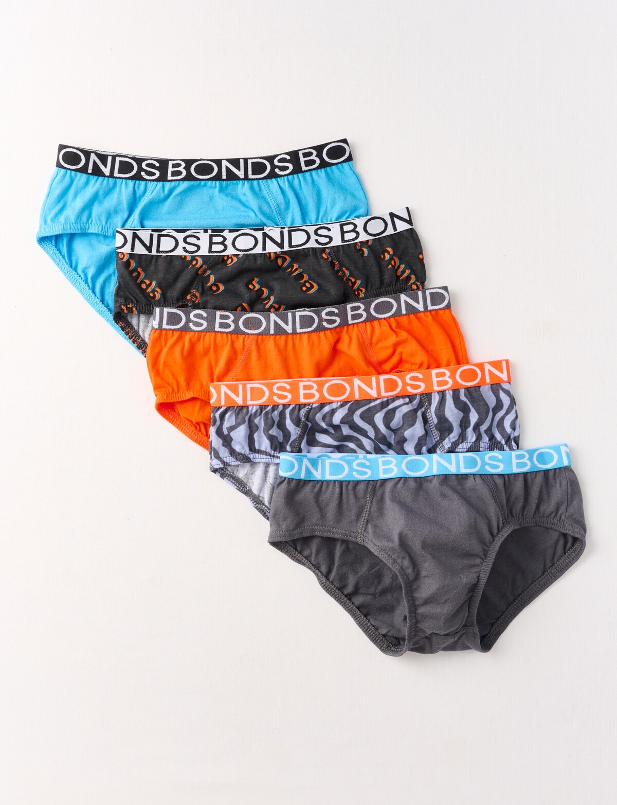 BONDS Boys 4 Pack Brief Underwear - Charlie Croc – Bambinista