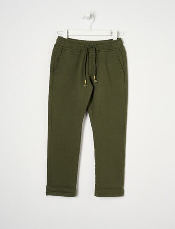 Mac & Ellie Knit Chino Pant, Khaki product photo