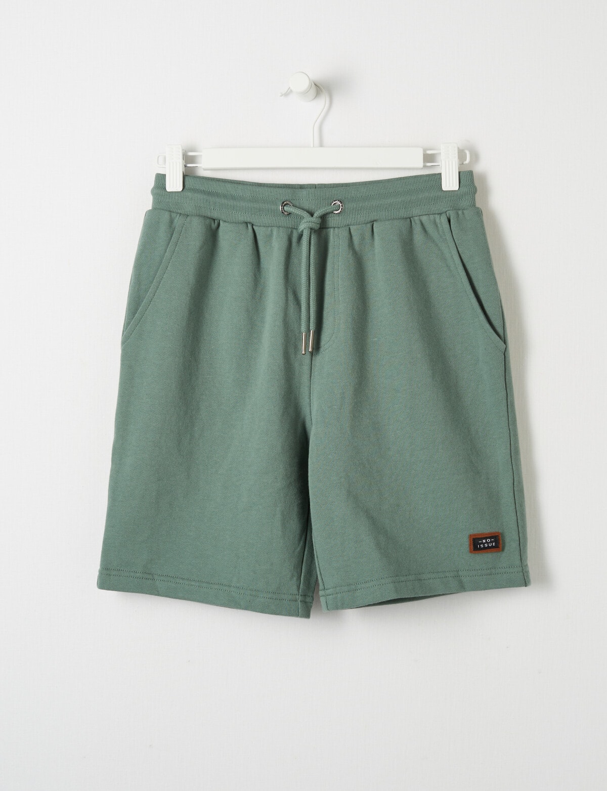 No Issue Rib Waist Terry Short, Dark Pine - Shorts