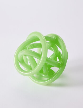 M&Co Vela Glass Knot Object product photo