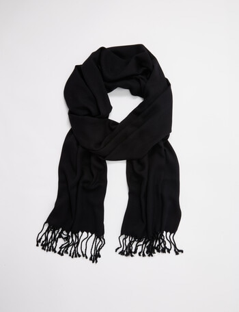 Boston + Bailey Classic Scarf, Black product photo