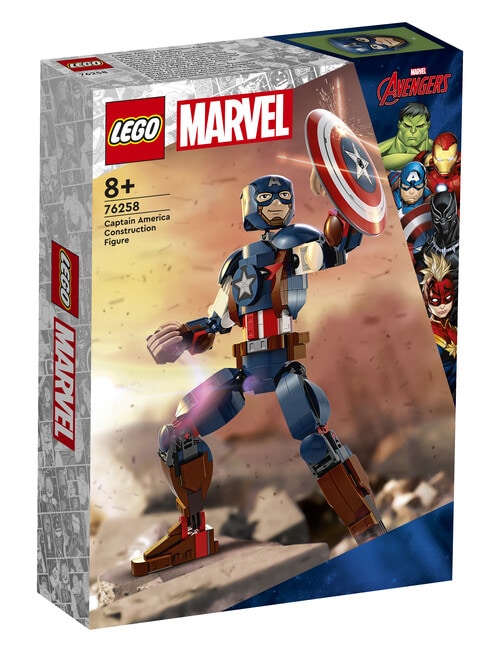 LEGO Superheroes Captain America Construction Figure, 76258 product photo View 02 L