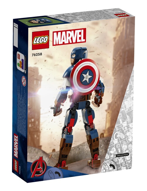 LEGO Superheroes Captain America Construction Figure, 76258 product photo View 06 L