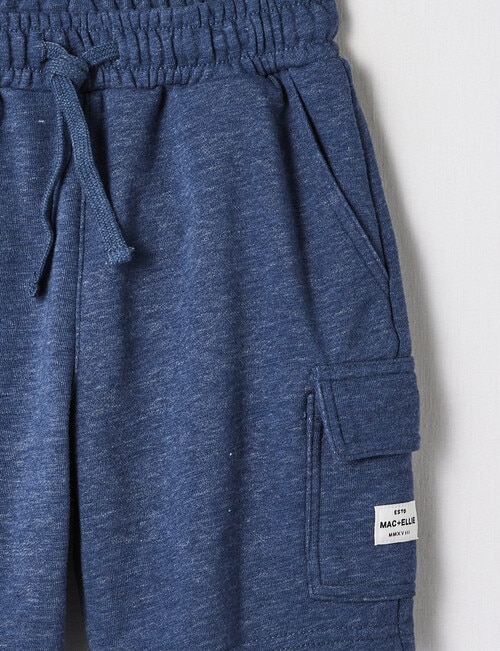 Mac & Ellie Knit Cargo Short, Blue - Shorts