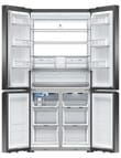 Fisher & Paykel 690L Quad Door Fridge Freezer with Ice & Water, Black Stainless, RF730QNUVB1 product photo View 02 S