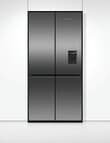 Fisher & Paykel 690L Quad Door Fridge Freezer with Ice & Water, Black Stainless, RF730QNUVB1 product photo View 05 S