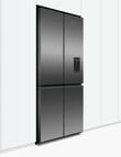 Fisher & Paykel 690L Quad Door Fridge Freezer with Ice & Water, Black Stainless, RF730QNUVB1 product photo View 07 S