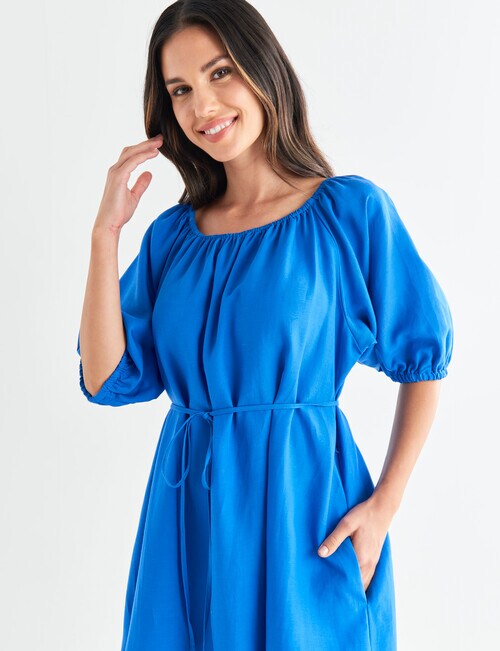 Whistle Summer Dress, Azure - Dresses