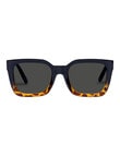 Aire Abstraction Sunglasses, Black & Tortoise product photo View 02 S