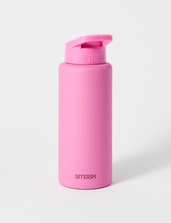Smash Smash Sipper Stainless Steel Bottle, 1000ml, Pink product photo