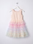 Mac & Ellie Formal Tulle Layer Dress, Peach product photo