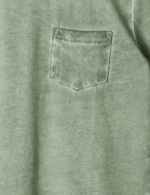 No Issue Snow Wash Short Sleeve Tee, Basil product photo View 02 L