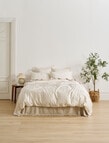 Domani Silky Tencel Duvet Cover, Linen Print product photo