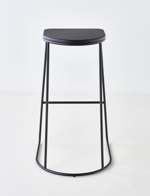 Marcello&Co London Barstool, Black product photo View 02 L