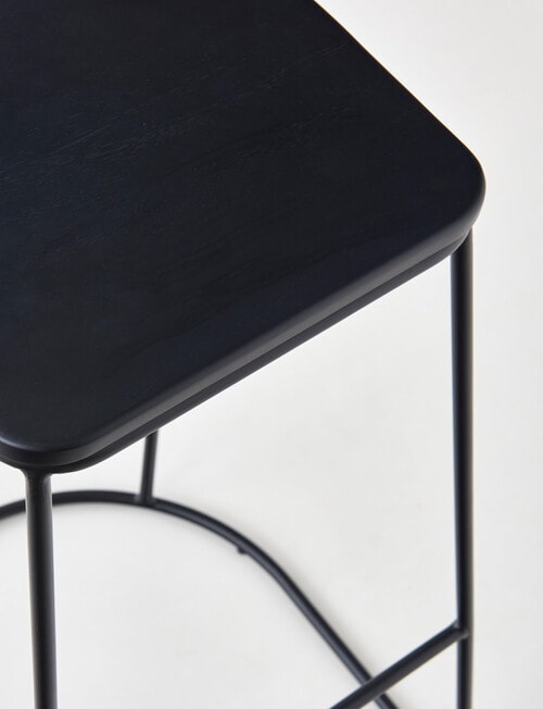 Marcello&Co London Barstool, Black product photo View 04 L