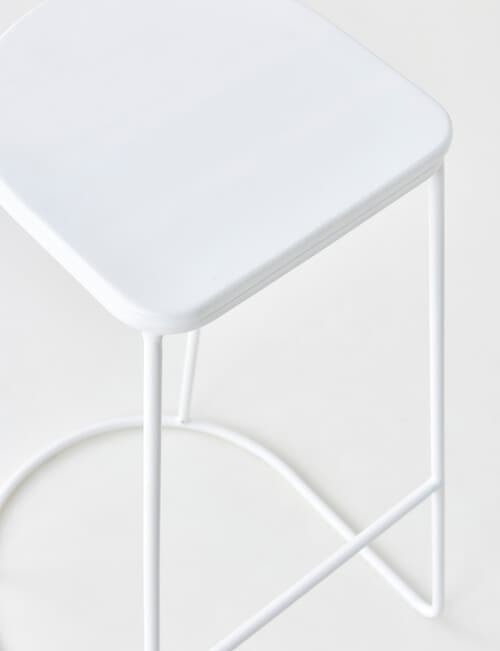 Marcello&Co London Barstool, White product photo View 04 L