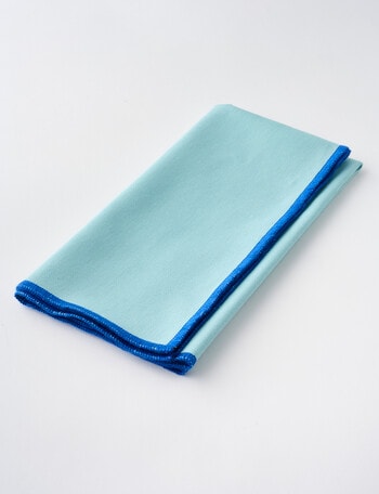 Amy Piper Duo Napkin, 45cm, Light Blue & Dark Blue product photo