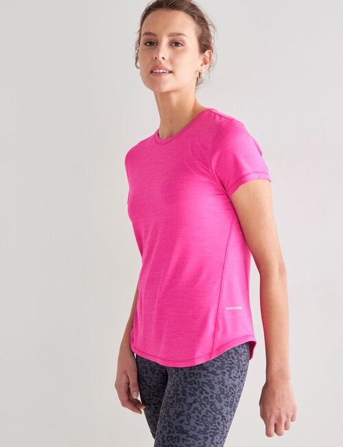 Superfit Limitless Tee, Hyper Pink - Activewear