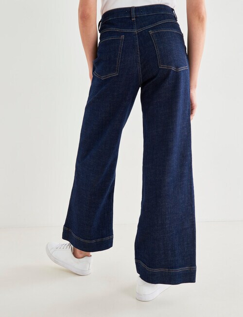 Denim Republic High Rise Welt Pocket Jean, Rinse - Jeans