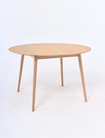 LUCA Furniture Amalfi Dining Table 1.2m, Natural product photo