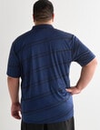 Gym Equipment Razor Polo Shirt, Navy product photo View 02 S