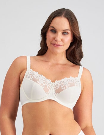 Fayreform Coral Underwire Bra, 2-Pack, Wine & White, C-G product photo