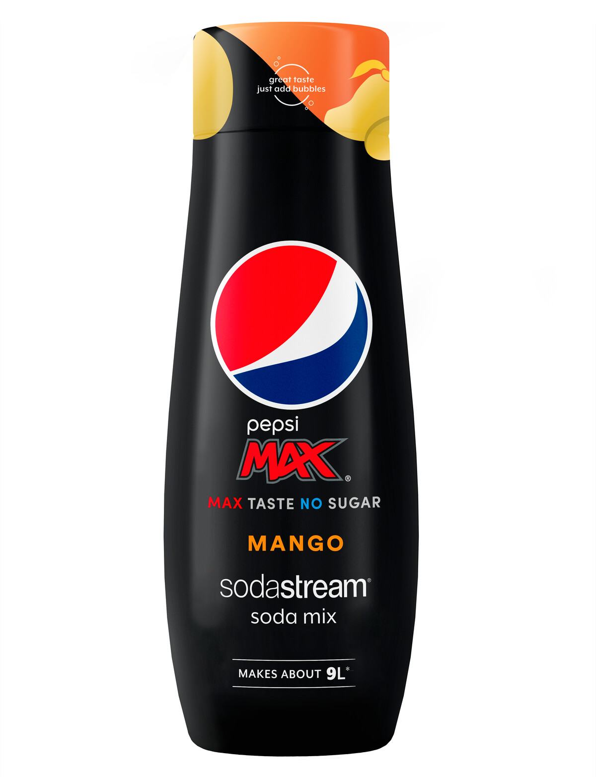 NEW SodaStream Pepsi Max Vanilla + Mango Assorted 6 Pack Syrup Soda Mix  440mL