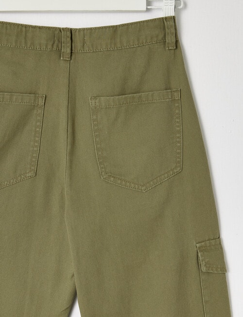 Switch Tess Wide Leg Cargo Pant, Khaki product photo View 02 L