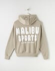 Switch Malibu Puff Print Oversized Hoodie, Stone product photo View 03 S