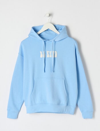 Switch Be Kind Fleece Oversized Hoodie, Baby Blue product photo